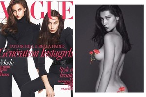 Bella Hadid pasekė sesers pavyzdžiu drąsia fotosesija „Vogue“