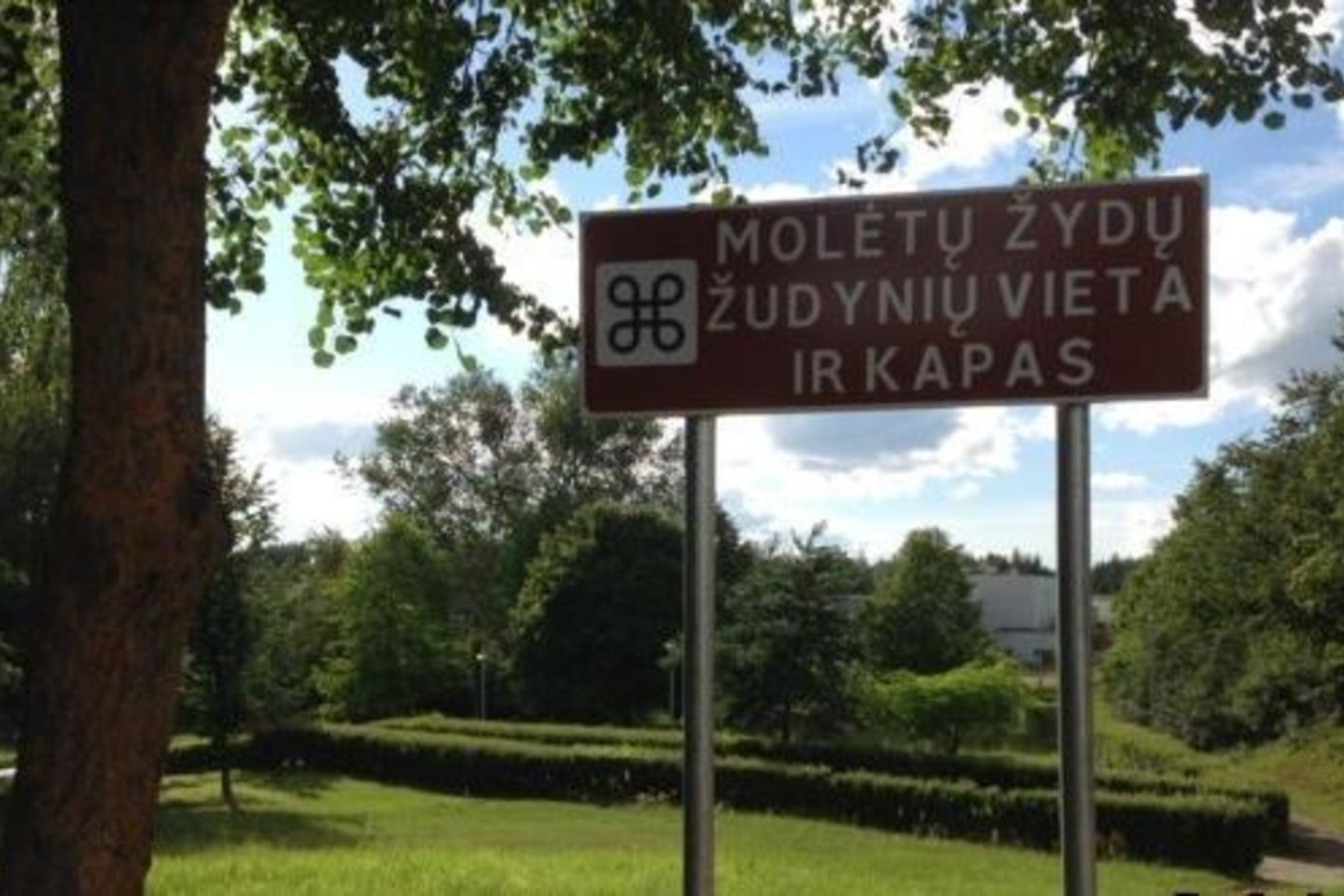 Masinės žydų kapavietės Molėtuose rodyklė.<br>J.Fanailovos nuotr