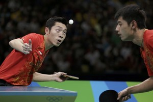 Kinijos stalo teniso rinktinė Rio nenugalima