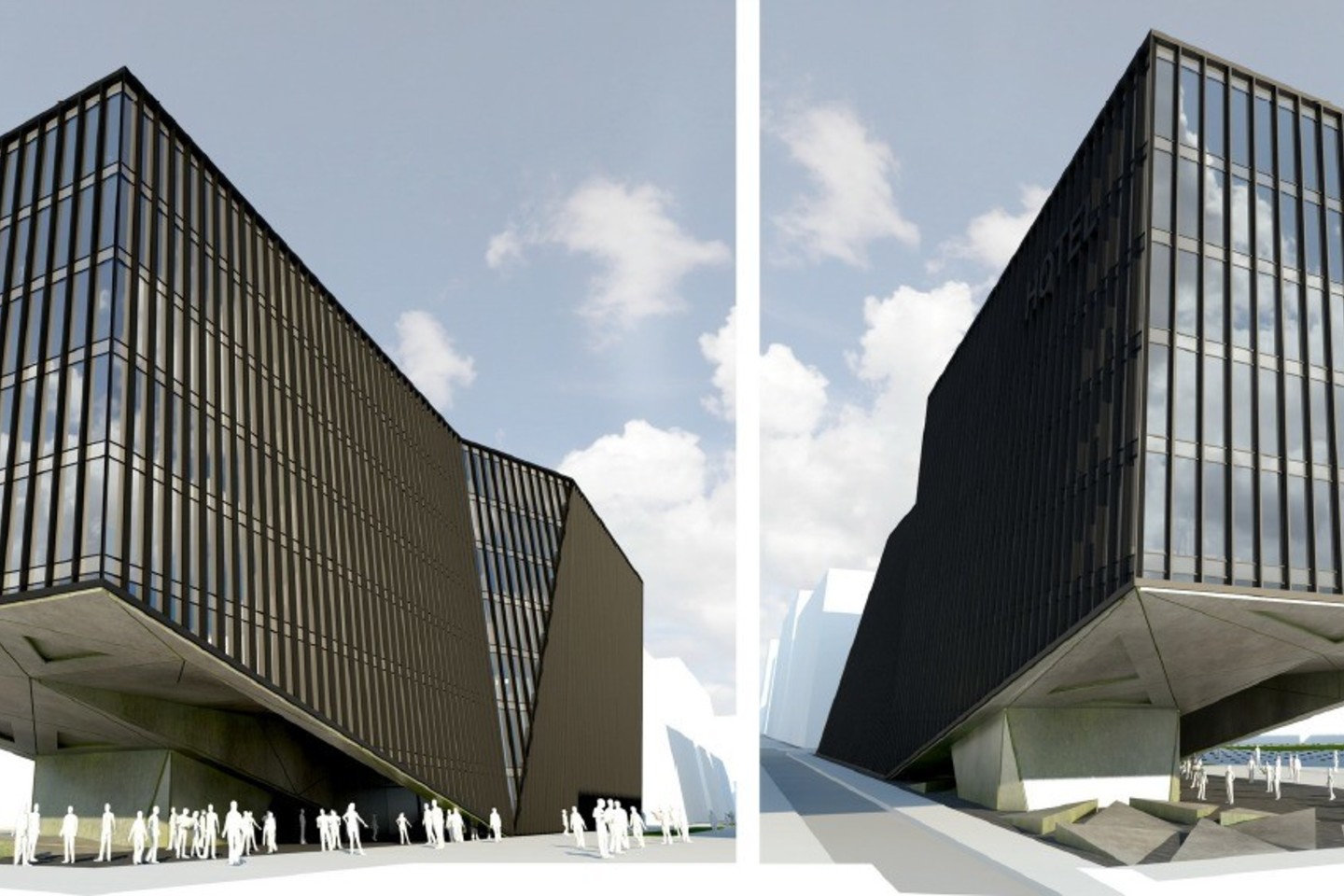 Viešbutis bus statomas pagal architekto Gintauto Natkevičiaus projektą.