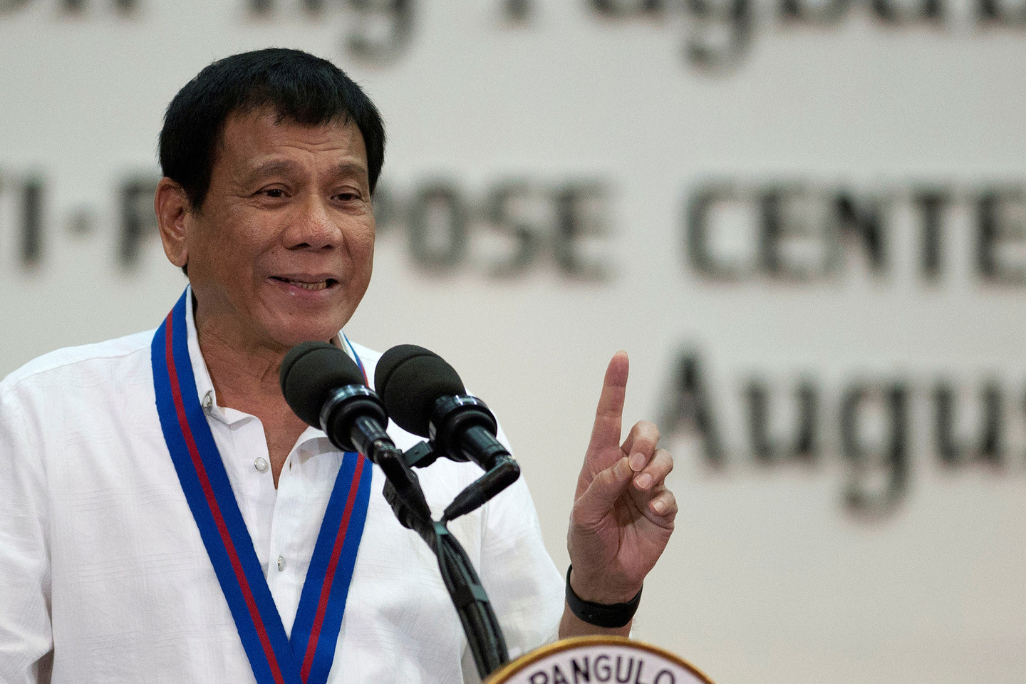 R.Duterte Filipinų prezidento rinkimus laimėjo gegužės 9-ąją dieną.