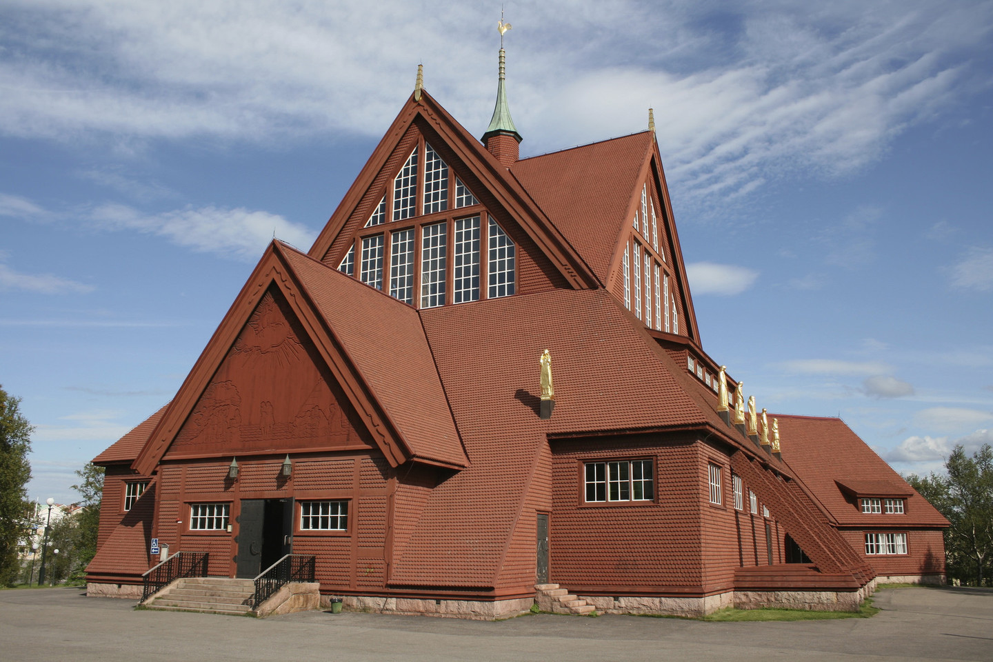 Kirunos bažnyčia bus vienas iš tų pastatų, kurie bus ne nugriauti, o perkelti į naują miestą.<br>„Flickr.com“ nuotr.