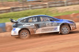 Europos autokrose Paulius Pleskovas pateko į „bulių kautynes“