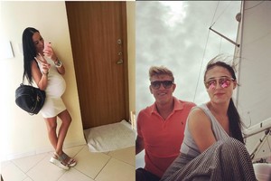 Aštuntą mėnesį nėščia Gabrielė Grygolaitytė-Vasha švyti