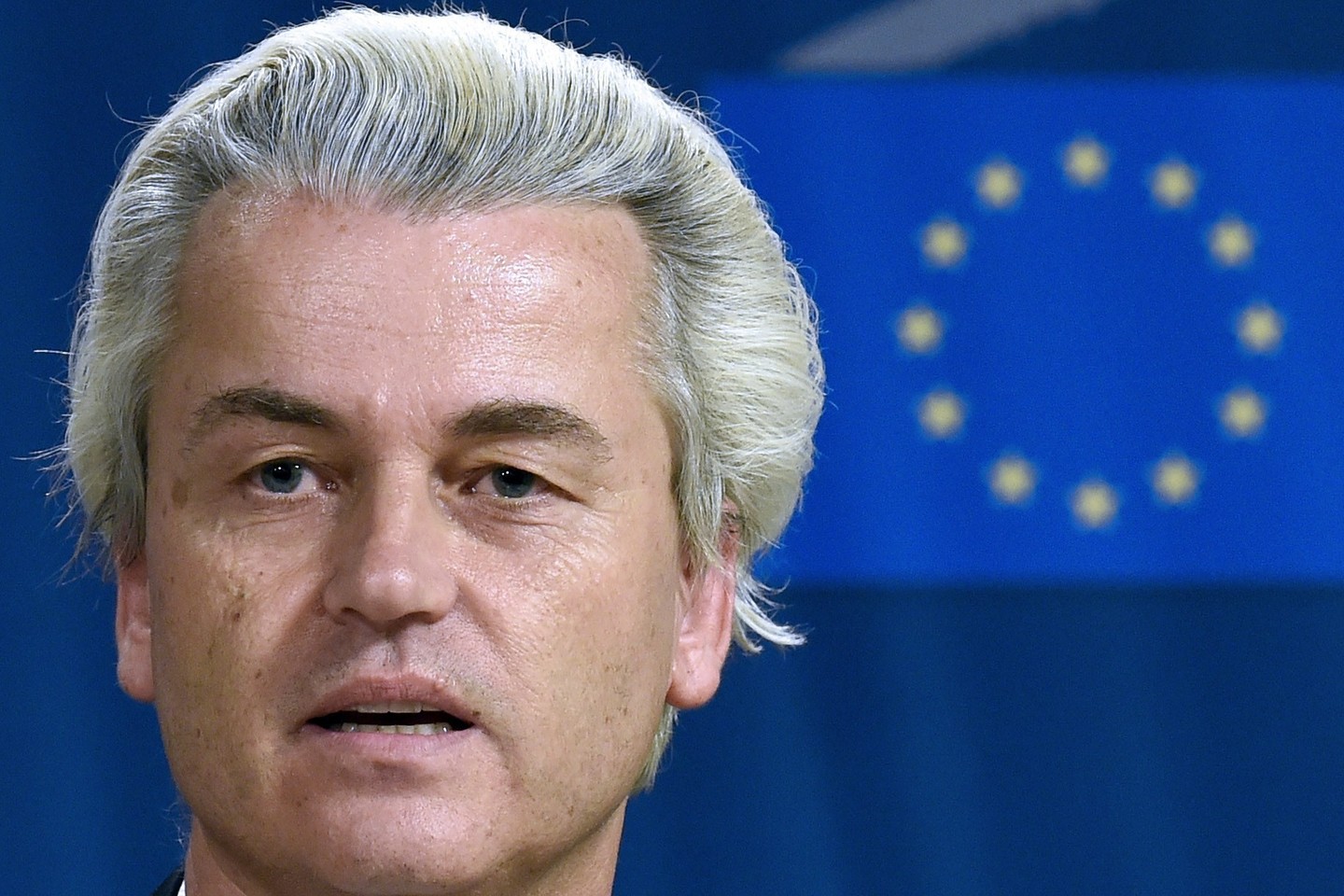 G.Wildersas žada uždrausti Koraną ir uždaryti mečetes.<br>AFP/“Scanpix“ nuotr.
