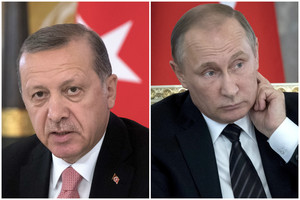 R.T.Erdoganas ir V.Putinas susitarė dėl pagalbos Sirijai