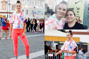 Moterų bėgime – ir modelis Simona Burbaitė su mama