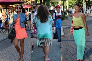 Sausakimšoje Palangoje – atsipalaidavę ir ryškūs poilsiautojai