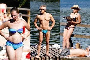 Prie sostinės ežerų – saulės ištroškę kūnai ir maudymukų mados