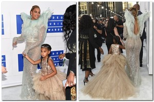 MTV šventėje labiausiai stebino Beyonce ir jos dukters apdarai