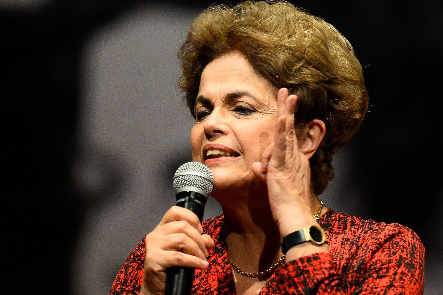 Brazilijos prezidentė Dilma Rousseff, kurios įgaliojimai sustabdyti, pirmadienį atvyko į Senatą gintis nuo kaltinimų, dėl kurių jai buvo iškelta apkaltos byla.