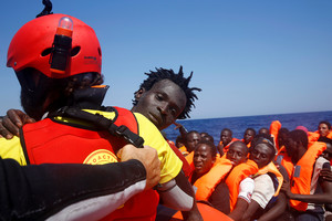 Prie Libijos krantų išgelbėti apie 6,5 tūkst. migrantų