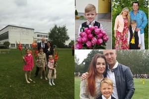 Žinomi žmonės vaikus šventiškai lydėjo į Rugsėjo 1-ąją