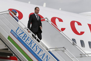 I.Karimovo laidotuvėse – Rusijos pažadai stiprinti šalių ryšį