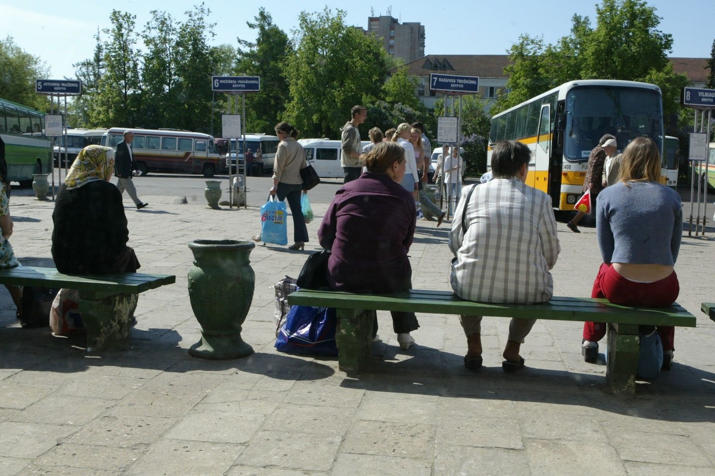 Nuotraukoje – Panevėžio autobusų stotis.