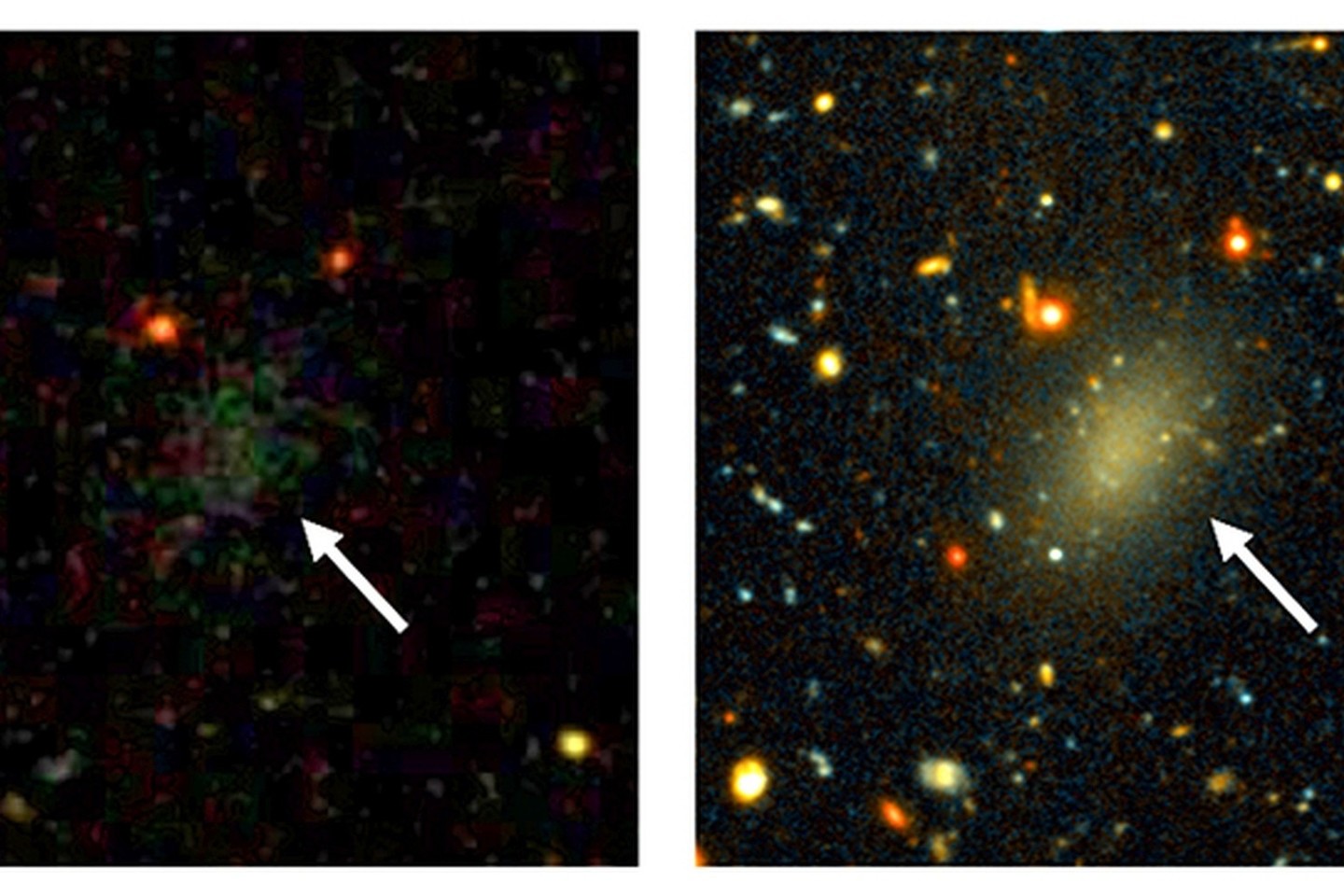 Galaktika Dragonfly 44 sudaryta kone vien iš tamsiosios materijos.<br>News.yale.edu nuotr.
