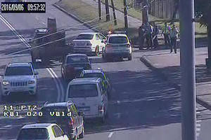 Avarija judrioje sankryžoje užkimšo judrią gatvę Vilniuje