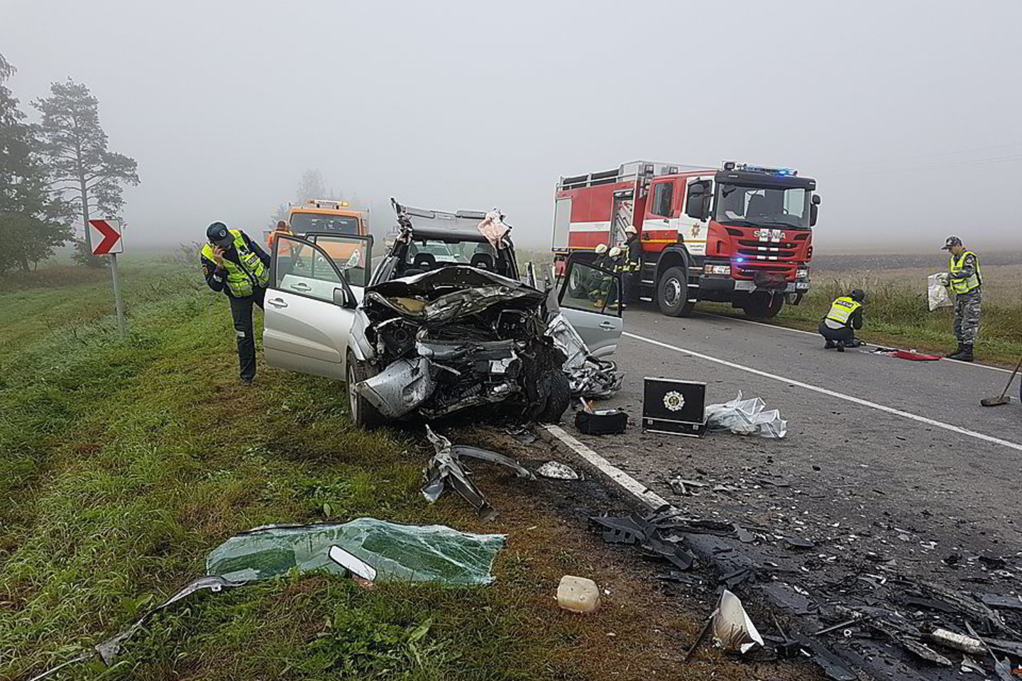 Praėjusios paros avarijose sužalota 12 žmonių.
