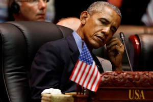 „Kalės vaiku“ išvadintas B.Obama susitiko su Filipinų prezidentu