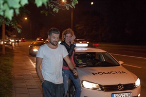 Policijai įkliuvusio Dominyko Kubiliaus atvyko gelbėti žmona