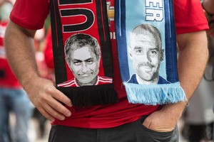 Mančesterio derbio ašis – J. Mourinho ir P. Guardiolos akistata
