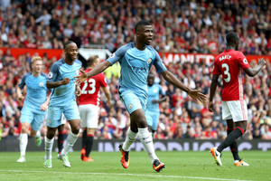 Mančesterio derbyje – P. Guardiolos auklėtinių pergalė svečiuose