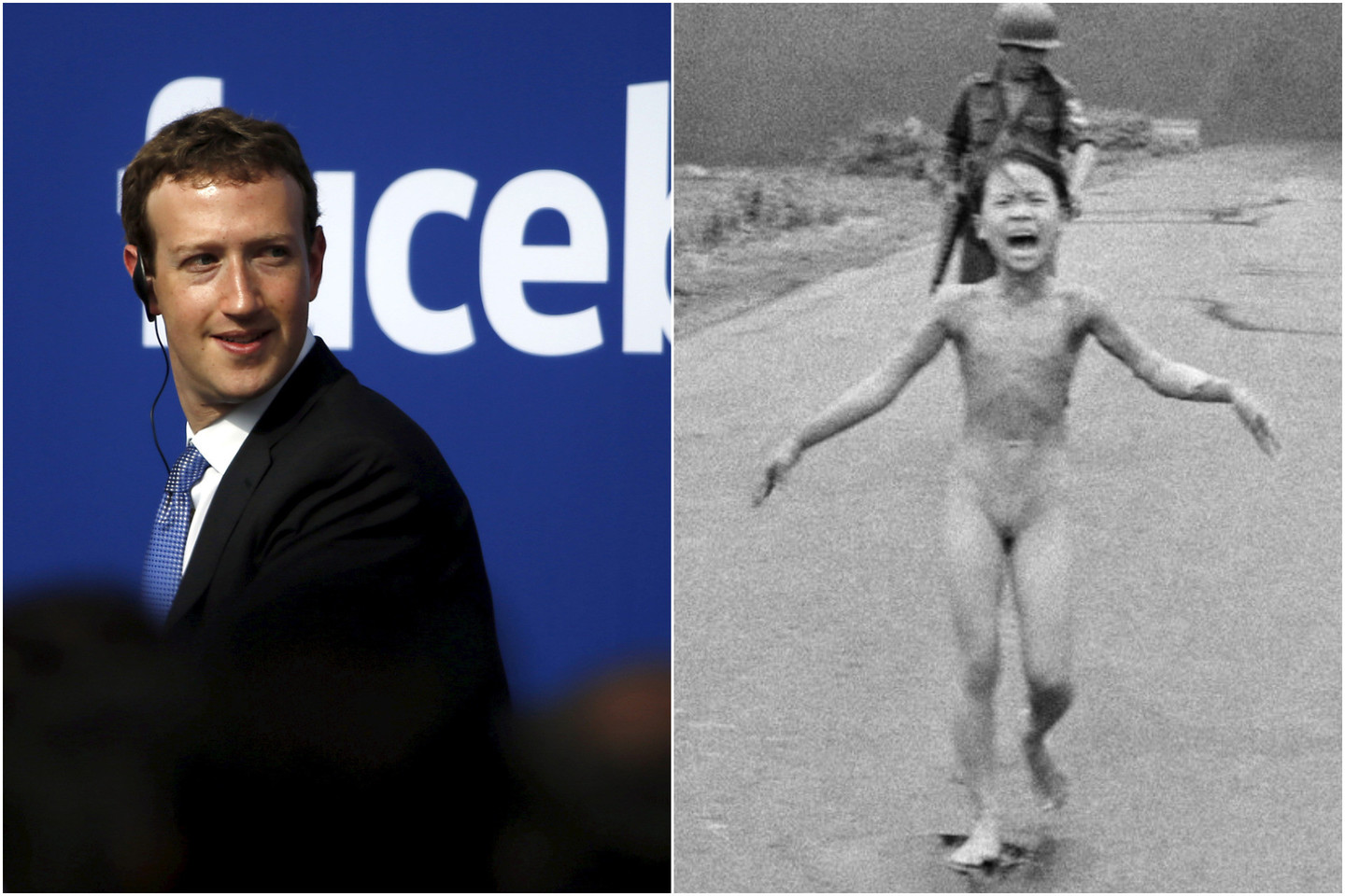 „Facebook“ cenzūravo įrašus, kuriuose buvo dalijamasi Vietnamo karo simboliu tapusia nuotrauka.