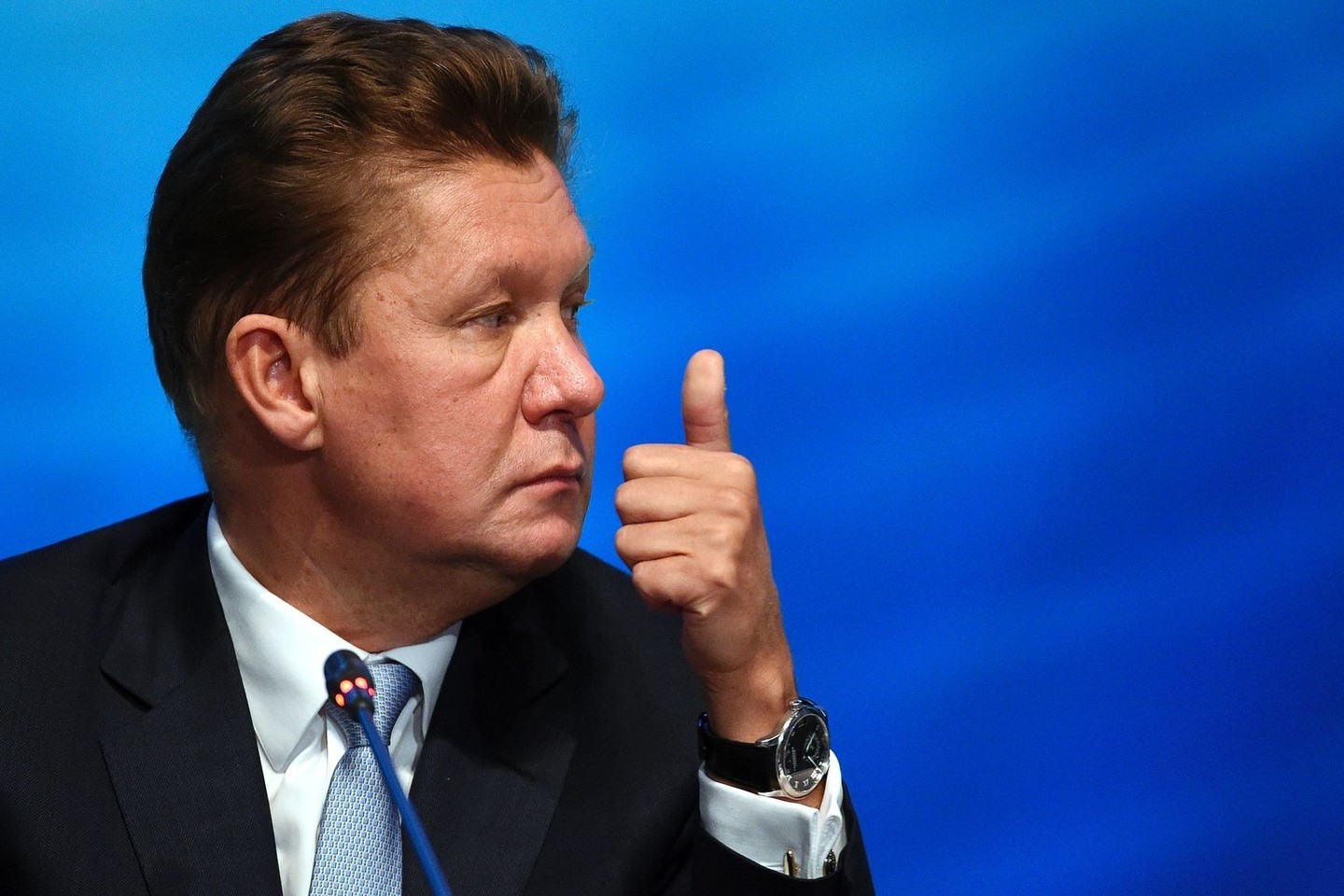 „Gazprom“ vadovas Aleksejus Mileris.
