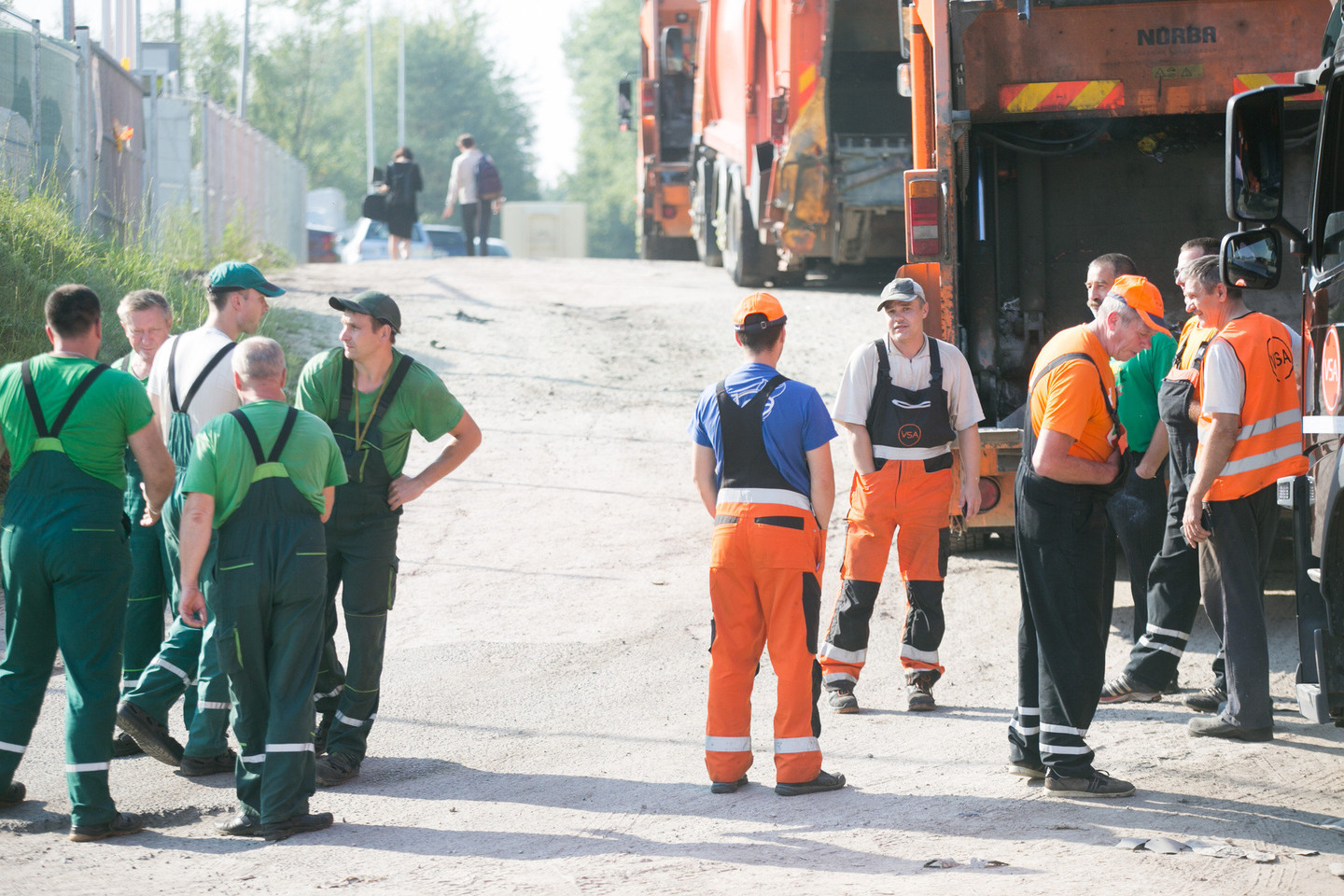 Nuo šiol kasdien į gamyklą priims nedaugiau kaip 70 tonų atliekų. Tai – 10 proc. visų Vilniuje ir miesto apylinkėse per parą surenkamu šiukšlių.<br>T.Bauro nuotr.