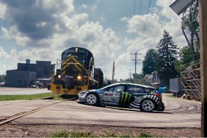 Kenas Blockas grįžta: 9-oji „Gymkhana“ turi lietuvišką prieskonį