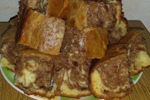 Pakvips visi namai: kefyro pyragas „Zebriukas“