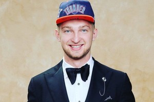 Į JAV atvykęs D. Sabonis spindėjo patriotizmu ir nusilenkė tėvui
