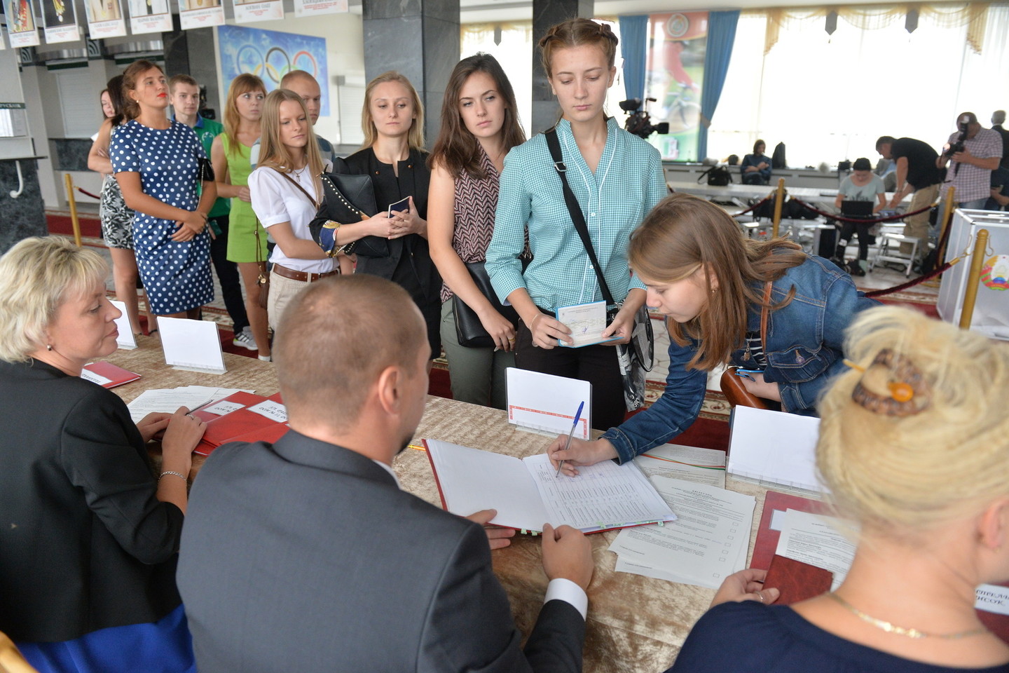 Baltarusijoje vyko parlamento rinkimai.<br>„Sputnik“/“Scanpix“ nuotr.