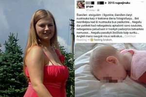 Tariamai dėl pinigų kūdikį „palaidojusi“ mama išklojo savo versiją