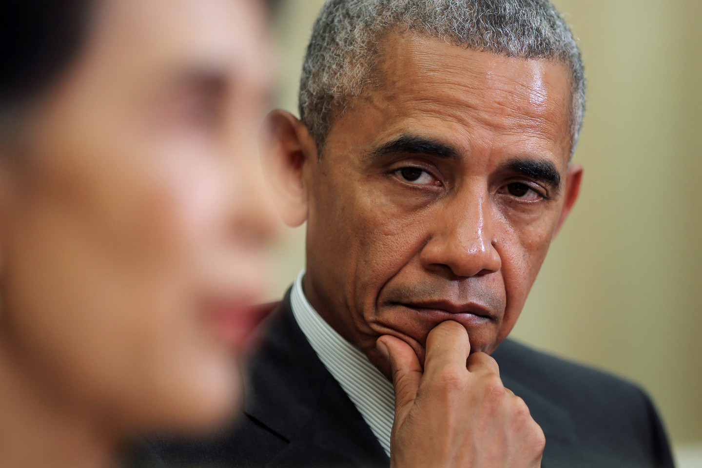 Kada sankcijos galėtų būti atšauktos, B.Obama neatskleidė.