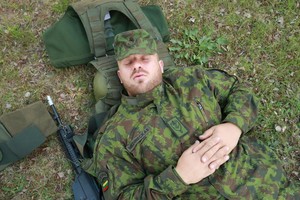 Raumeningojo Ironvyto atsispaudimai Lietuvos kariuomenėje kelia juoką