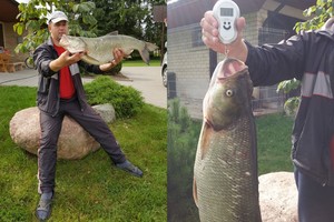 Šventojoje žvejui užkibo rekordinio dydžio laimikis