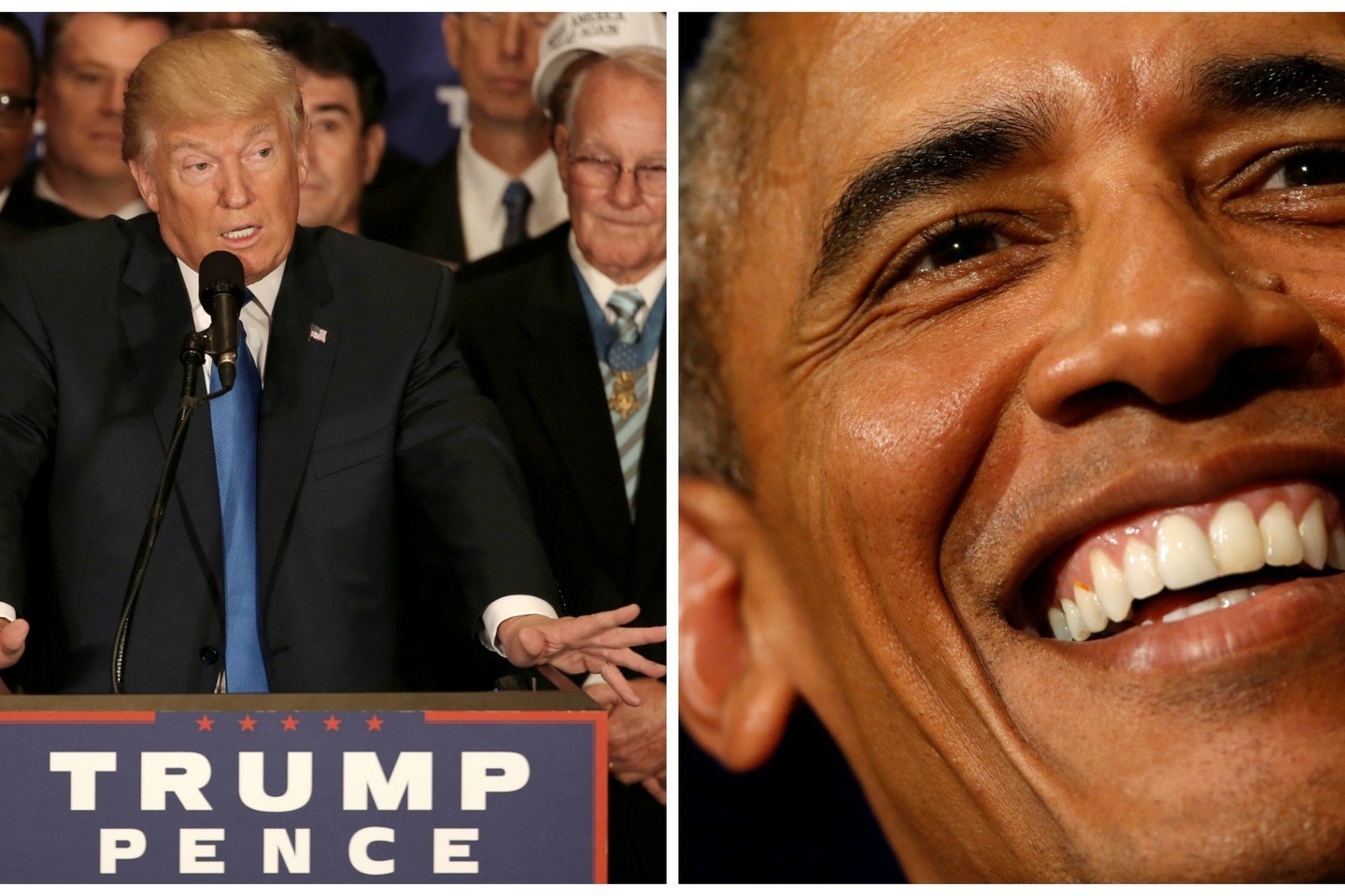 Trumpas pripažino, kad Barackas Obama gimė JAV.