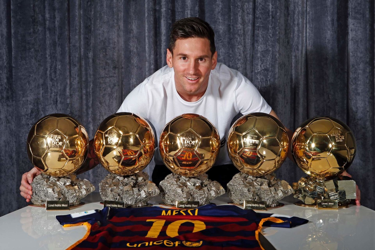 L.Messi „Ballon d;Or“ laimėjo penkis kartus.