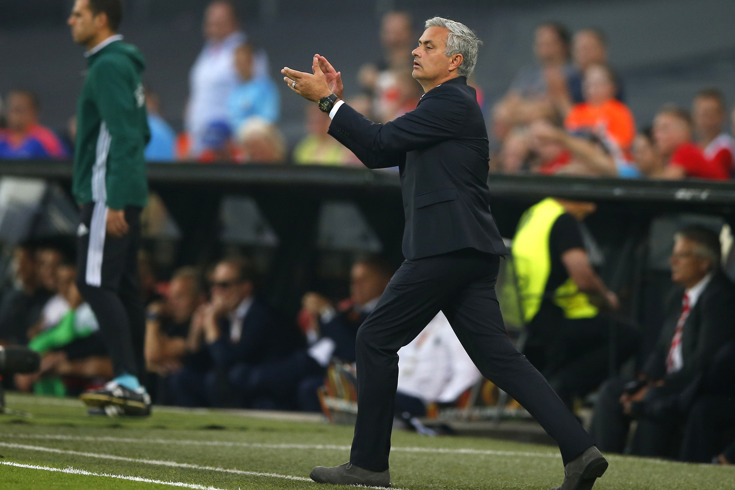 J.Mourinho reakcija per rungtynes su „Feyenoord“.