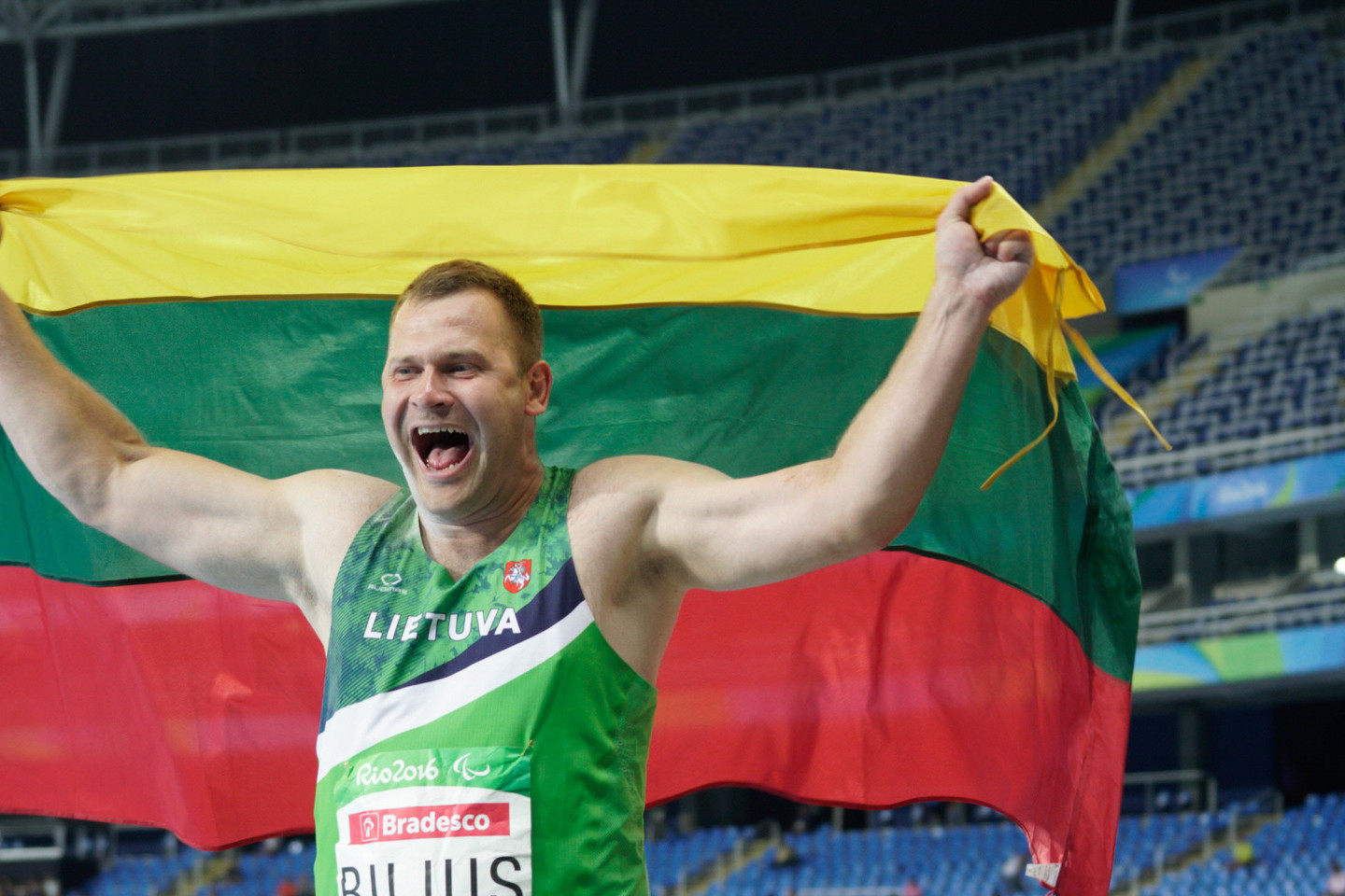 Šiaulietis M.Bilius po triumfo Rio de Žaneire kalbėjo, kad tai laimėjimas visai Lietuvai ir visiems neįgaliesiems.<br>R.Navicko nuotr.