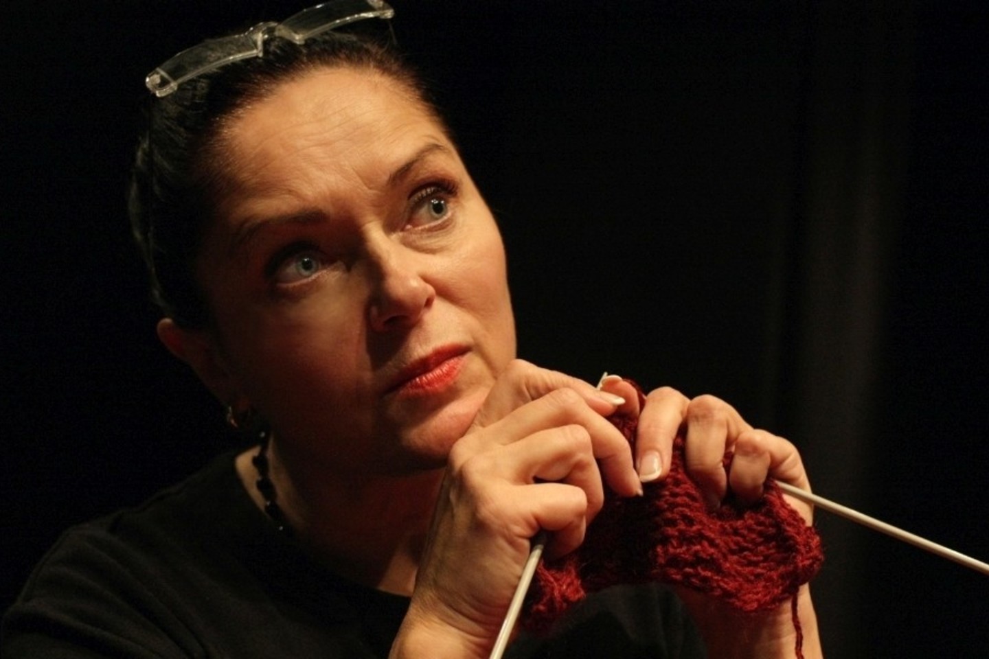 Aktorė L.Kontrotaitė.<br>I.Žilėnaitės muotr.