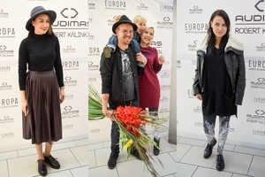 Naują kolekciją pristačiusį Robertą Kalinkiną sveikino garsūs bičiuliai