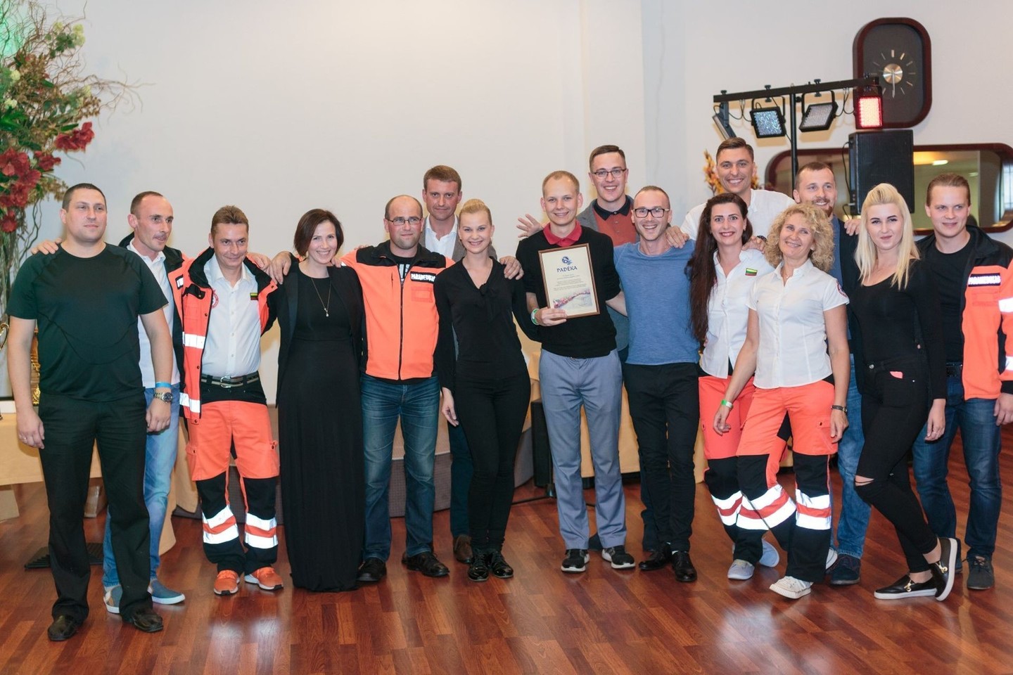 Didžiųjų greitosios medicinos pagalbos stočių kategorijoje pirmąją vietą laimėjo trijų paramedikų komanda iš Kauno miesto greitosios medicinos pagalbos stoties.<br>D.Baltakio nuotr.