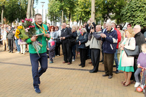 Šiauliečiai pasitiko paraolimpiados didvyrius