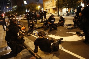 JAV Šarlotės mieste po antrosios protestų nakties areštuoti 44 asmenys