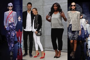 Giorgio Armani pristatyme – ir teniso žvaigždynas