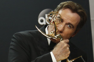 Johnas Travolta į ceremoniją atskrido sraigtasparniu – pats pilotavo