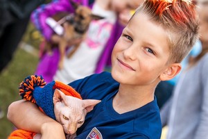 Gyvūnų šventėje – berniuko ir jo katino triumfas