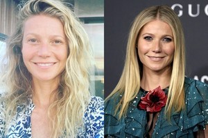 44 metų aktorė Gwyneth Paltrow švyti ir be makiažo